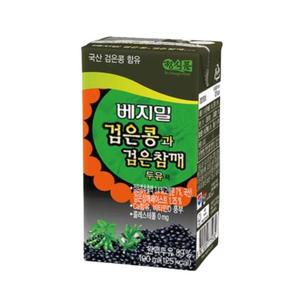 베지밀 검은콩과 검은참깨 두유 190ml x 72개