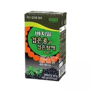 [셀러허브]베지밀 검은콩과 검은참깨 두유 190ml x 72개 (S36118508)