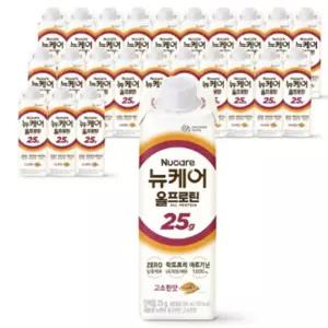 뉴케어 올프로틴 영양식 단백질 락토프리 당류제로 식사 대용 245ml, 24개