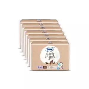 쏘피 유기농순면 무표백 대형 16P X 7개
