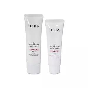 헤라 NEW UV 프로텍터 톤업 피치 50ml + 40ml 리뉴얼 선크림
