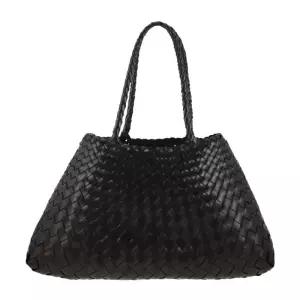 드래곤디퓨전 산타 크로체 위빙 인트레치아토 토트백 8892 BLACK