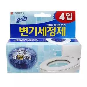 [생활] 클리너 냄새 세척 제거 세정제 4P 홈스타 변기 청소