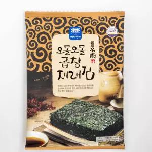 (튼튼)바다명가 오돌오돌 곱창 재래김 조미 5매x10봉 전장 반찬 가공 구운 구이 재래