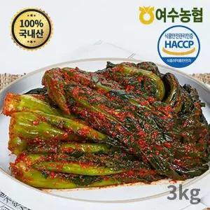 [NS홈쇼핑][여수농협] 여수돌산 갓김치 3kg(100%국내산)[35897583]