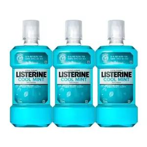 리스테린액 쿨민트 750ml 3개