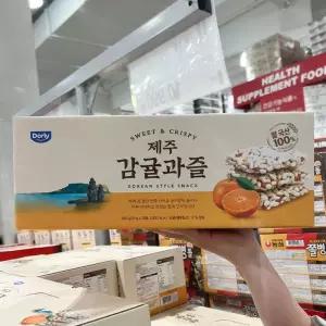 글로벌푸드 돌리 제주 감귤 과즐 귤향 쌀과자 22g x 30 / 케이푸드 한과