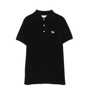 메종키츠네 베이비폭스 레귤러 폴로 티셔츠 블랙 OW00207KP0001-P199