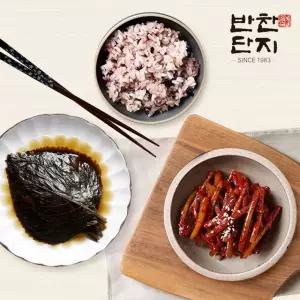 반찬단지 마늘쫑무침1kg+간장깻잎1kg