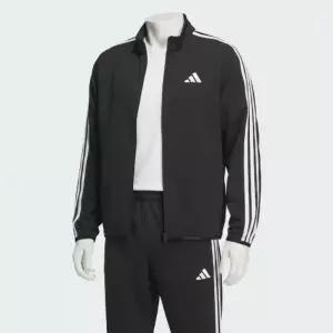 아디다스 3 스트라이프 레귤러 핏 라이트 우븐 트랙 탑 KR8907