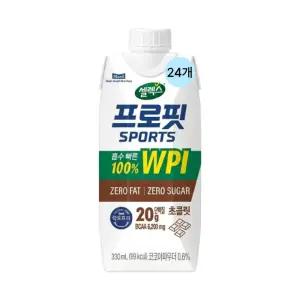 셀렉스 프로핏 Sports WPI 드링크 330ml 초콜릿 2박스 총24입