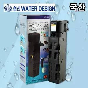 협신 UPF-100 10W 아쿠아리움 국산 저소음 레인바 에어벤츄리 포함 측면 여과기
