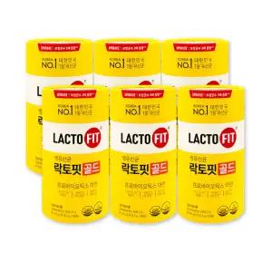 종근당건강 락토핏골드 생유산균 2g X 50포 6박스 프로바이오틱스 20억 CFU