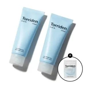 [SET] 토리든 다이브인 저분자 히알루론산 크림 80ml X 2개 (+멀티패드 10매)