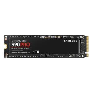 삼성호환 990 PRO 1TB PCIe 4.0 x4세대최대 전송 속도 7450MB/S NVMe M.22280 내부 SSD MZV9P1T0BIT/EC