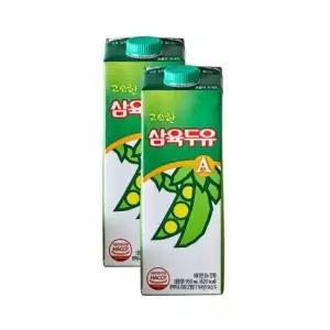 [삼육식품] 삼육두유 고소한A(에이) 두유대용량 950ml 12개