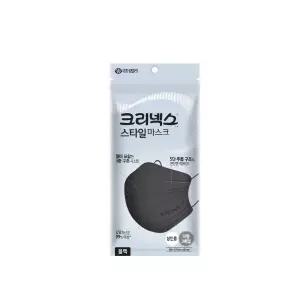 크리넥스 스타일국내생산 마스크플러스 블랙 대형 3p X 10EA
