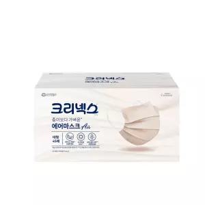 크리넥스 종이보다 가벼운 에어마스크 대형 베이지 45P, 1개