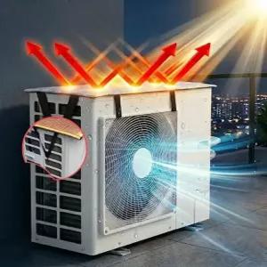 국산 특허받은 에어컨 실외기 커버 덮개 자외선차단 100cmx50cm