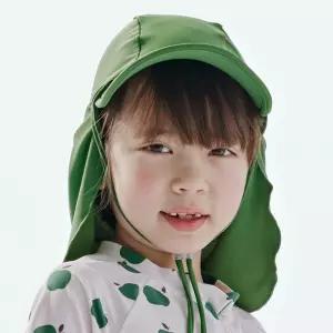 플랩캡 키즈 어린이모자 야자수 아쿠아 아동 아기 수영 베베샤 [mBAF5C4]