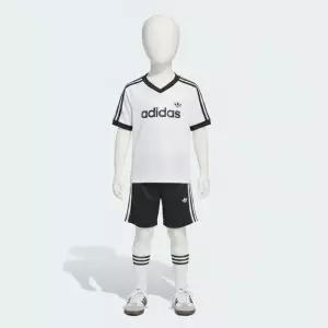 아디다스키즈 adidas 키즈 A110 A130 저지 숏 티 세트 KD3317