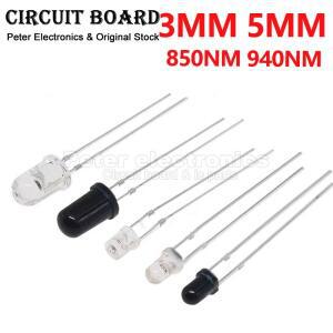 LED 적외선 발광 다이오드 조명  IR 리시버 이미터  아두이노 DIY용 포토 트랜지스터  F3mm  850nm  10 개