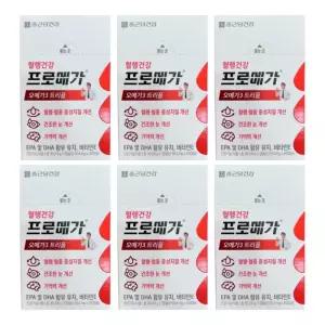종근당건강 프로메가 오메가3 트리플 60캡슐 6개