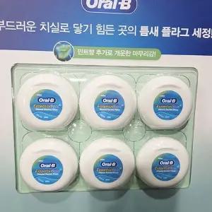 오랄비 민트 왁실치실 50m x 6개