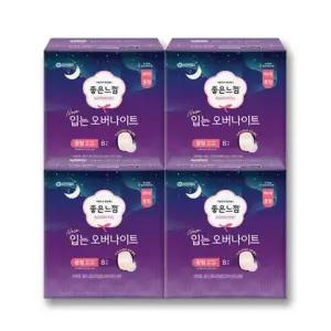 좋은느낌 오리지널 입는 오버나이트 중형 8개입 4팩