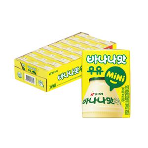 빙그레 바나나맛우유미니120mlX24팩(1box)