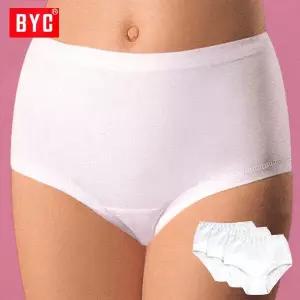 [하프클럽/BYC]BYC특대백색면편여삼각팬티3매입3상자총9매입BYT7530