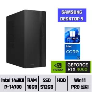 삼성 데스크탑5 DM500TGZ-AD7A RTX4060 Win11Pro/ 16GB 램 / NVMe SSD 512GB// YGY