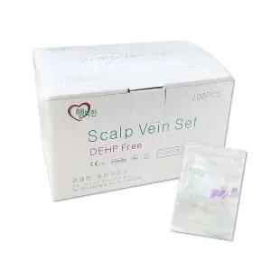 행복한 나비침 24GX3/4 100개 스칼프니들 나비침 니들 주사바늘 주사침