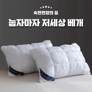 저세상 베개 2컬러 퀼팅 베개 x 2