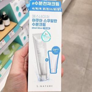 [기타]에스네이처 아쿠아 스쿠알란 수분크림 기획 60ml + 30ml P00380488