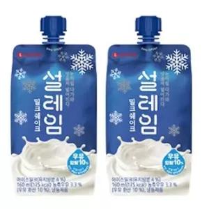롯데 롯데웰푸드 설레임 밀크쉐이크 160ml 24