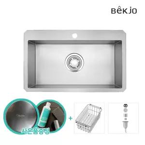백조 CESWSR9835 엠보 코팅 리폼 사각 싱크볼 주방 리모델링