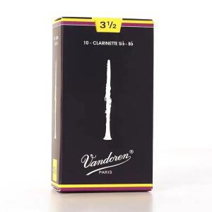 오리지널 Vandoren-Traditional Bb 클라리넷 블루 박스 리드, 크기 2.0,2.5,3.0,3.5,[10 각 개별적으로 포
