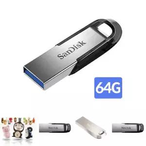 (울트라플레어 64GB) SanDisk USB 울트라 플레어 64GB Ultra Flair Z73. USB 3.0 SDCZ73064G-G46 메탈실버