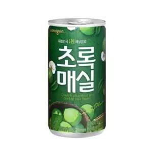 주스 웅진 초록매실 캔 x 30 180ml