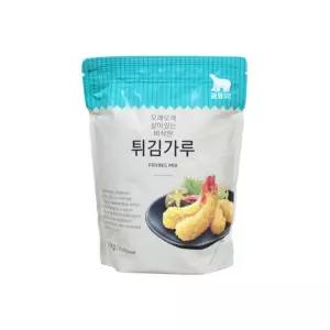대한제분 곰표 튀김 가루 1kg 1개 튀김용 밀가루/부침/호프집/부침개/파우다/한식당/부침용/업소용/전집/분