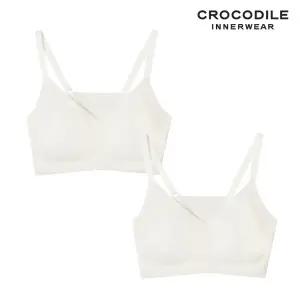 [크로커다일] 쿨라이트 실키핏 일체형 스트랩 브라 2종 오트밀 CDWBR6N46_2