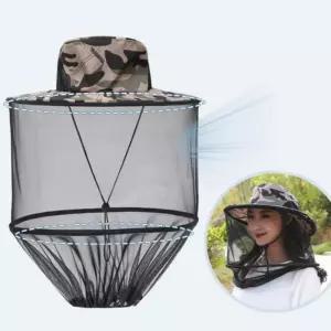 가드닝 벌초 낚시 모자 모기 방지망 벌망 양봉 방충망 밭일해충예방망