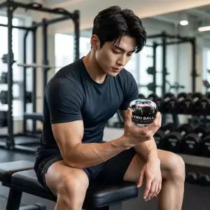메탈 자이로볼 LED 전완근 손목 터널증후군 돌리기 운동 지로볼 스핀볼 파워볼 팔씨름 기구