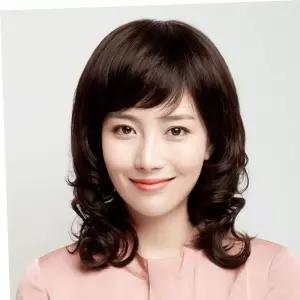 가발사이트 중년 여성가발 웨이브 엄마 전체 가발 풍성한 헤어스타일