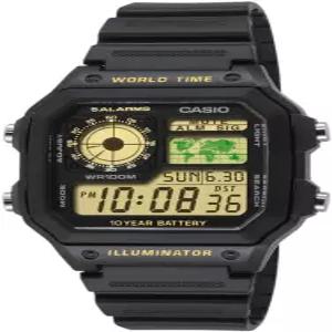 카시오 클래식 블랙 워치 AE1200WH-1B