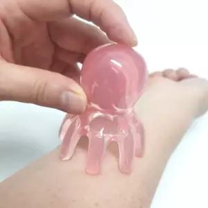 휴대용 문어 괄사 경락 마사지기 두피 지압 마사지 손발 지압기