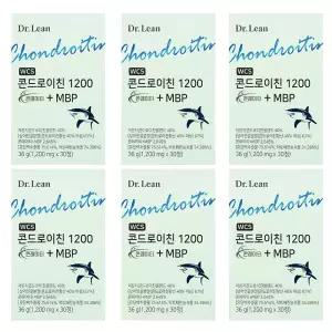 닥터린 WCS 콘드로이친 1200 콘레이티 + MBP 1200mg x 30정 x 6박스