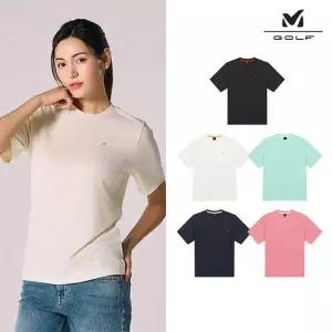 흡한속건 라운드 반팔 티셔츠 여성 5종세트