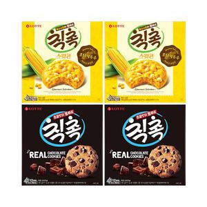 롯데웰푸드 칙촉 스윗콘 180g, 2개 + 오리지널 180g, 2개